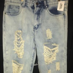 Authentic Forever 21 Cut Up Brand New Jeans